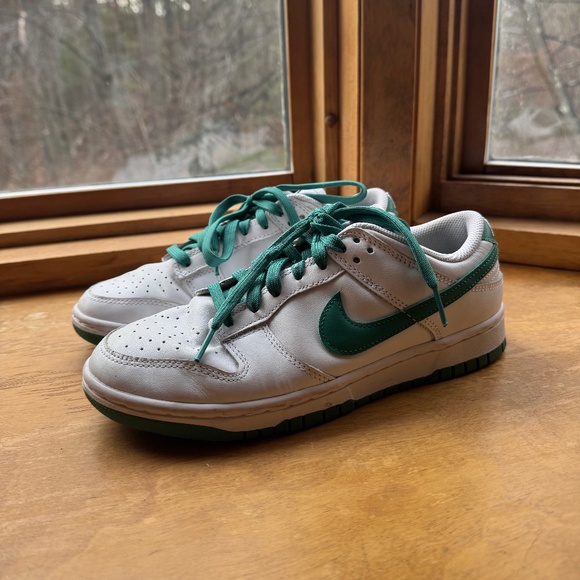 Nike Shoes - Nike Dunk Low White Green Noise (Women’s)